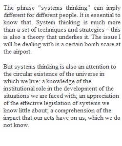 Discussion 01.2 Systems Thinking Contains Unread Posts